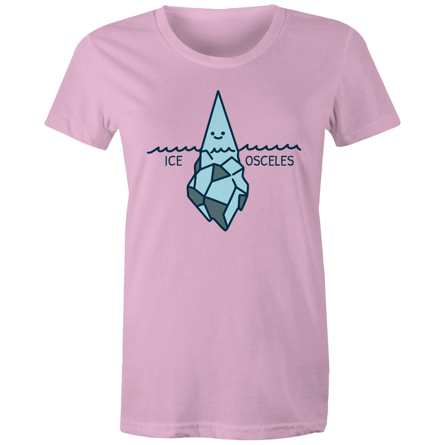 Ice-osceles, Isosceles, Maths - Womens T-shirt