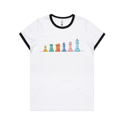 Chess - Women's Ringer Tee