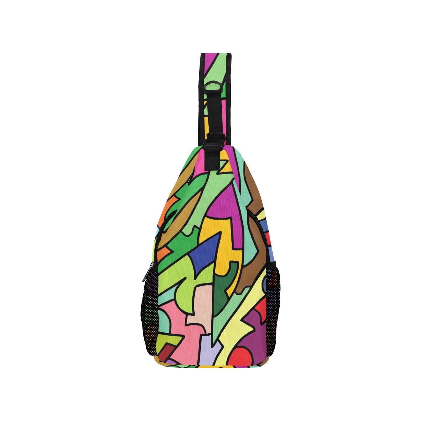 Bright Abstract - Cross-Body Chest Bag Cross-Body Chest Bag