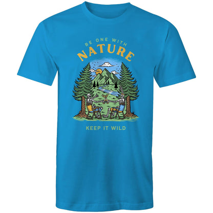 Be One With Nature, Skeletons - Mens T-Shirt