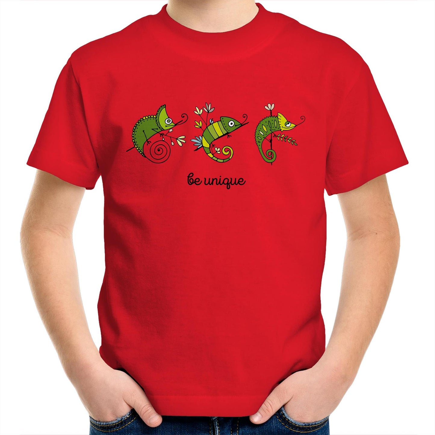 Chameleon, Be Unique - Kids Youth T-Shirt