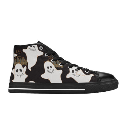 Ghosts - Women's High Top Canvas Shoes