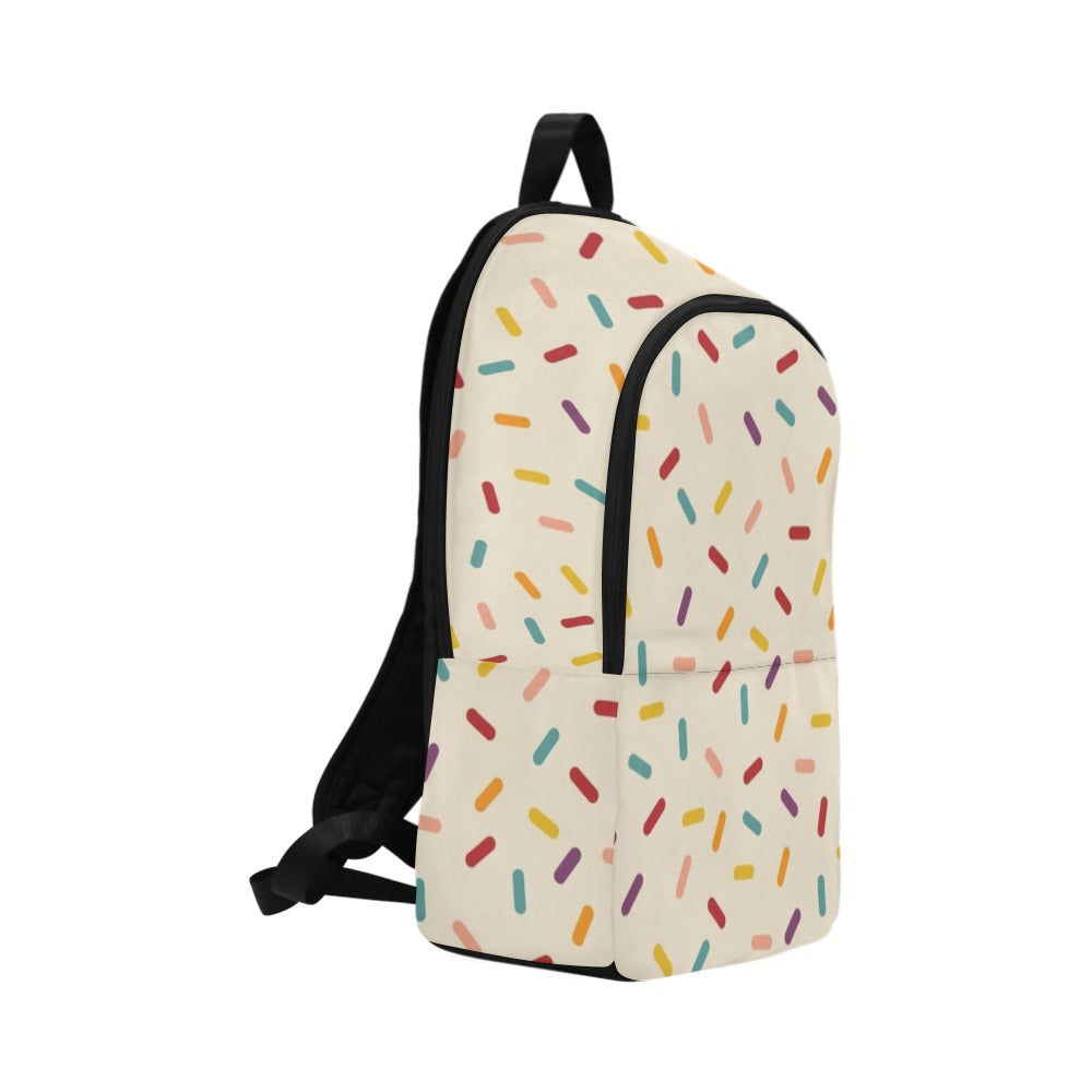 Sprinkles - Fabric Backpack for Adult Adult Casual Backpack Food
