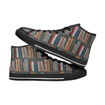 Books - Men's High Top Canvas Shoes