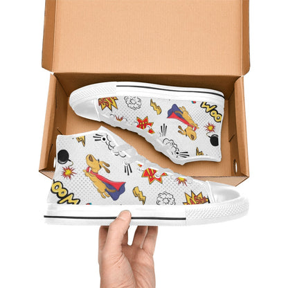 Superdog - Men's High Top Canvas Shoes