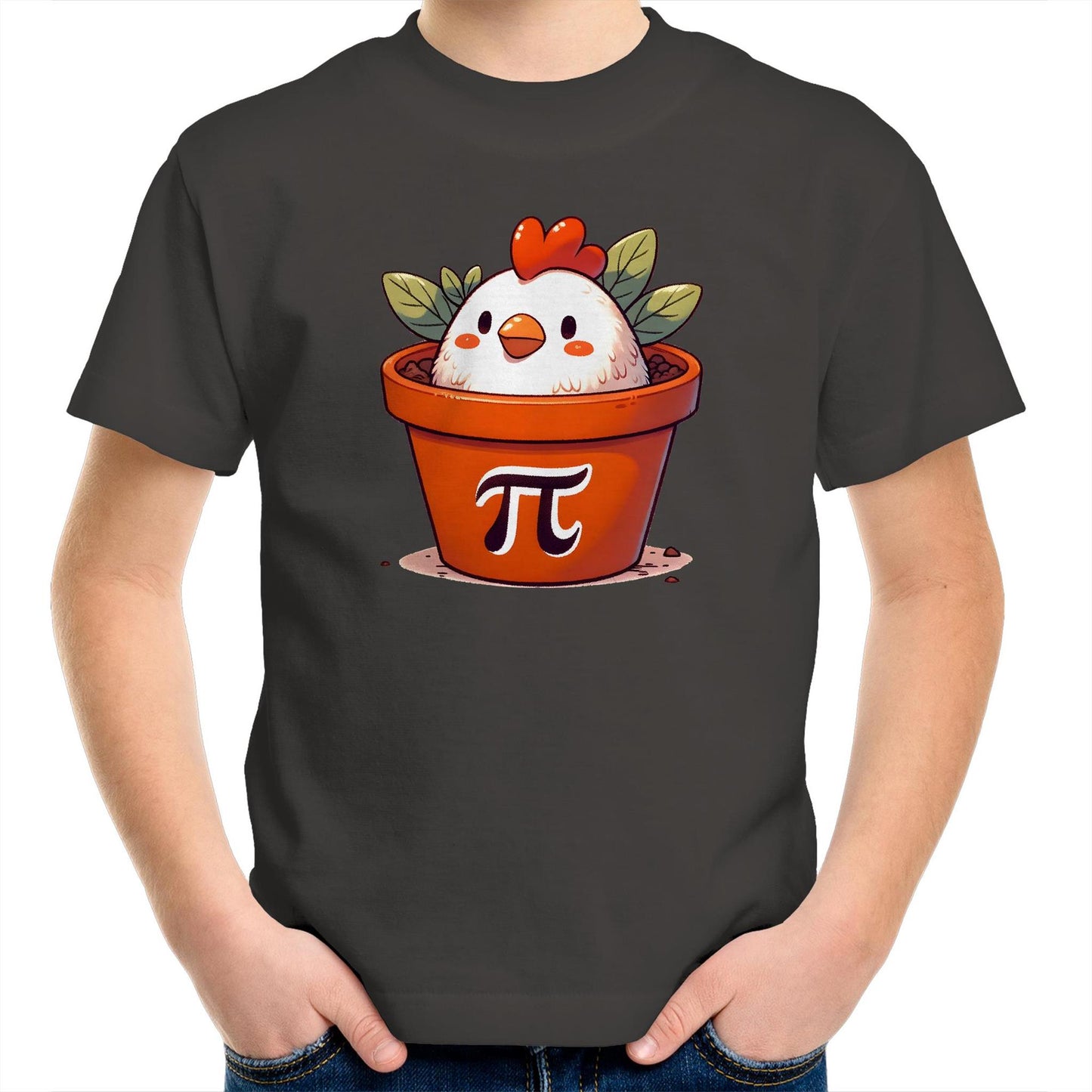 Chicken Pot Pi - Kids Youth T-Shirt