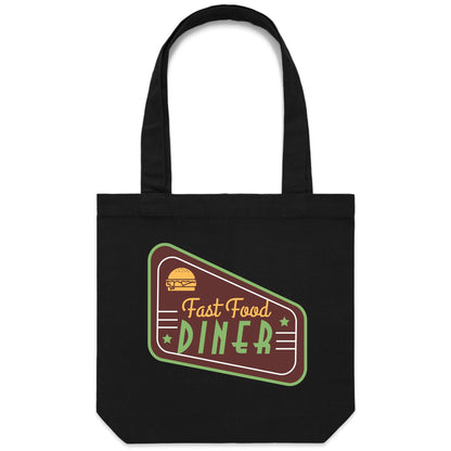 Fast Food Diner - Canvas Tote Bag