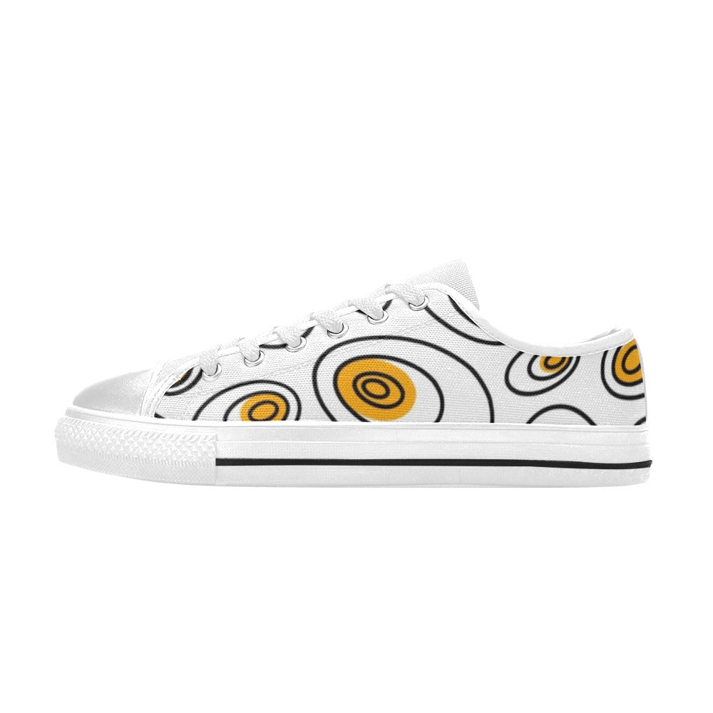 Abstract Eggs - Men's Classic Canvas Shoes