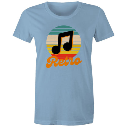 Retro Music - Womens T-shirt