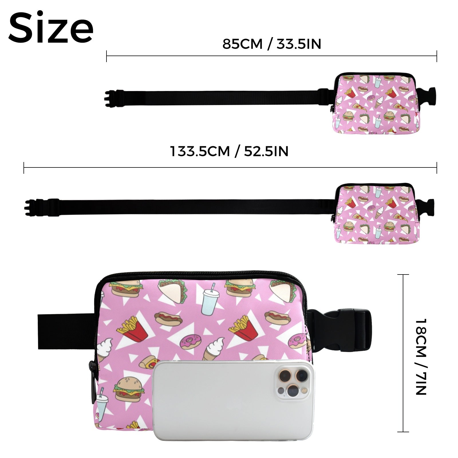 Fast Food - Belt Bag Belt Bag Food Printed Offshore