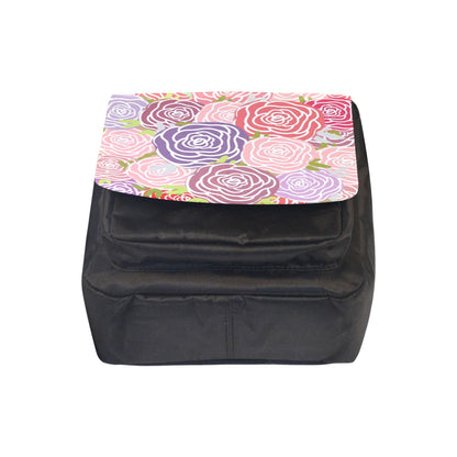 Abstract Roses - Crossbody Nylon Bag Crossbody Bags Printed Offshore