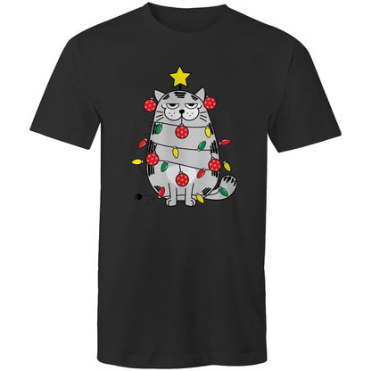 Christmas Cat - Mens T-Shirt