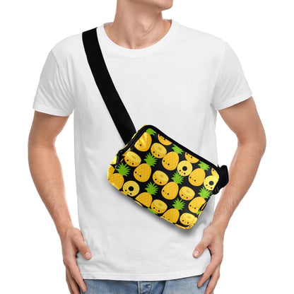 Happy Pineapples - Belt Bag Belt Bag Food Printed Offshore