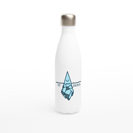 Ice-Osceles - White 17oz Stainless Steel Water Bottle Default Title White Water Bottle Maths Science