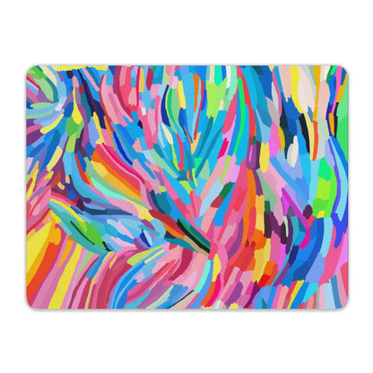 Brushstrokes - Leather Mouse Pad