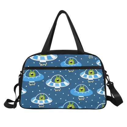 Cute Aliens in UFOs - Gym Bag / Overnight Bag