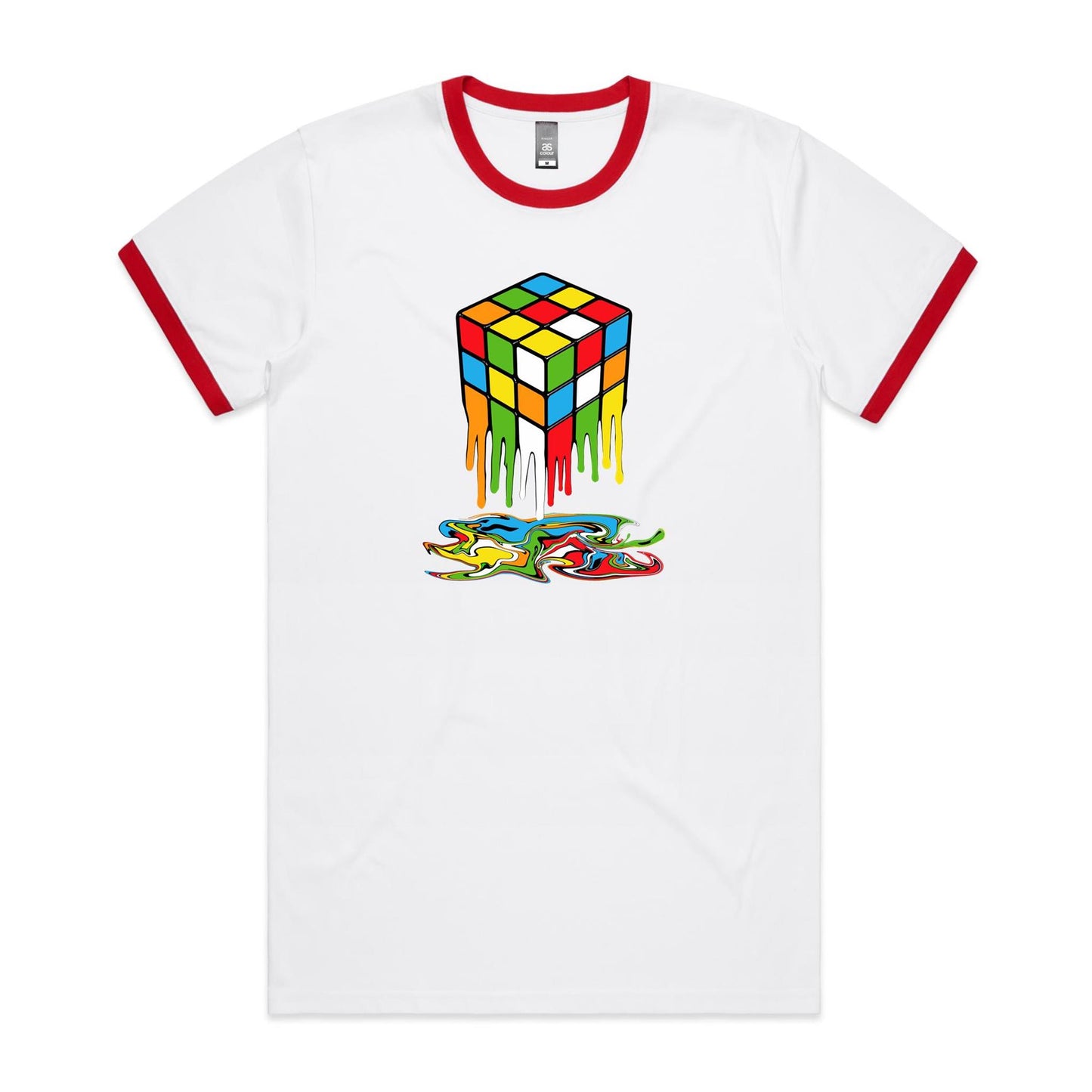 Melting Cube - Staple Ringer Tee