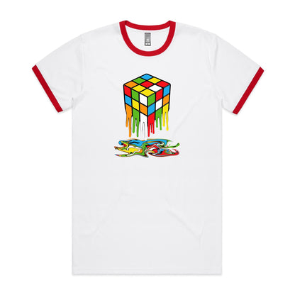 Melting Cube - Staple Ringer Tee