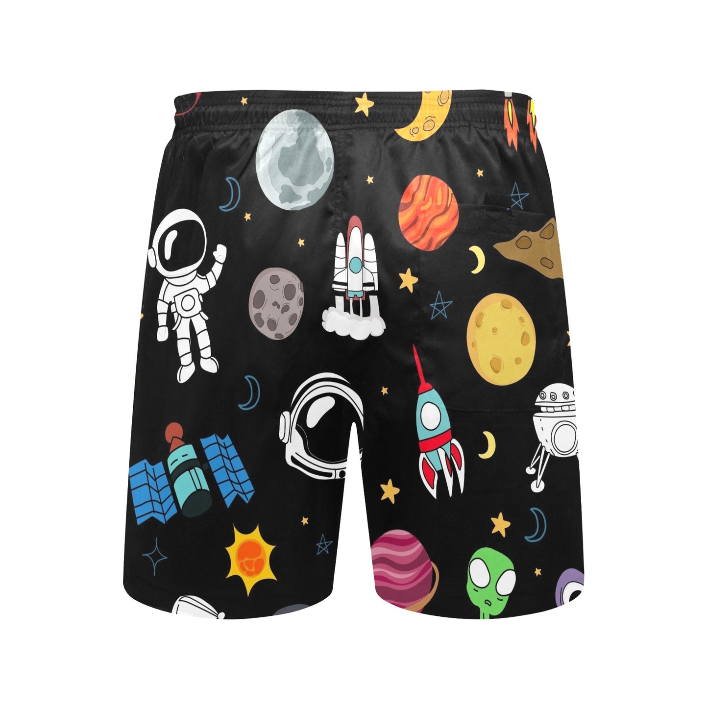 Kids Space - Men's Mid-Length Beach Shorts