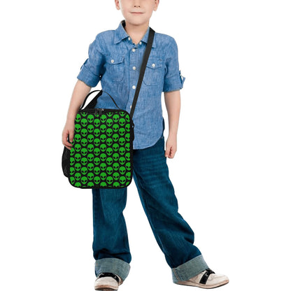 Aliens - Crossbody Lunch Bag for Kids