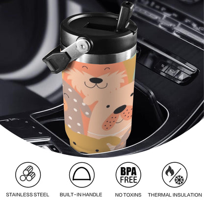 Lots Of Dogs - 30oz Tumbler with Top Handle