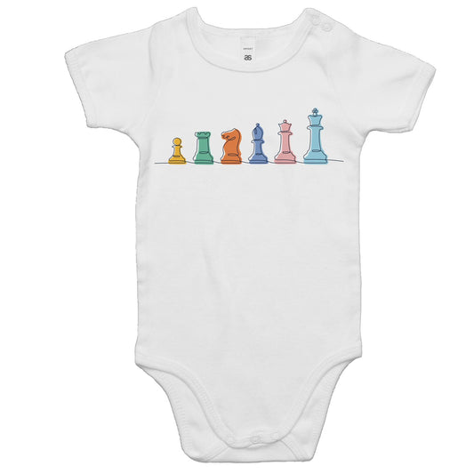 Chess - Baby Bodysuit White Baby Bodysuit Chess Games