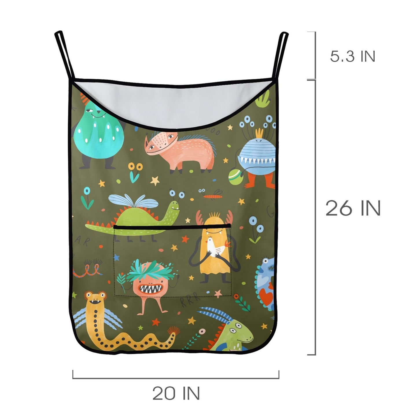 Monsters - Hanging Laundry Bag