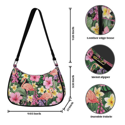 Flamingo Jungle - Small Shoulder Bag