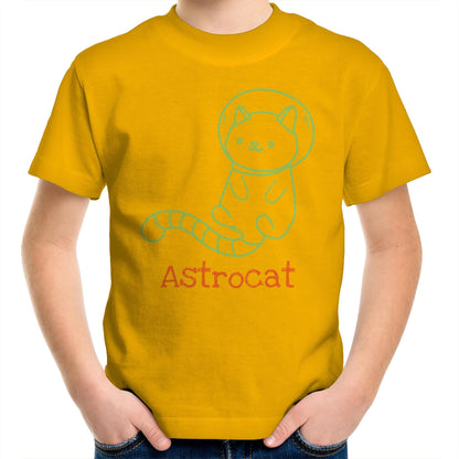 Astrocat, Cat Astronaut - Kids Youth T-Shirt