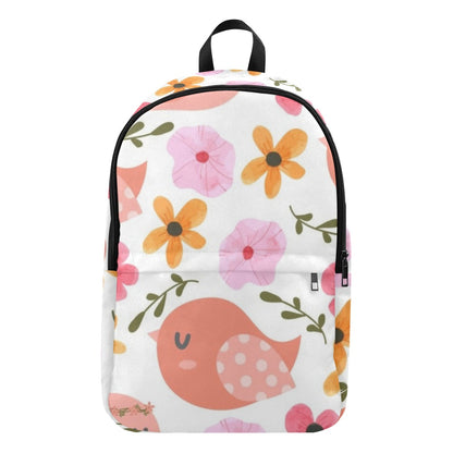 Lovely Birds - Fabric Backpack for Adult Adult Casual Backpack animal Printed Offshore