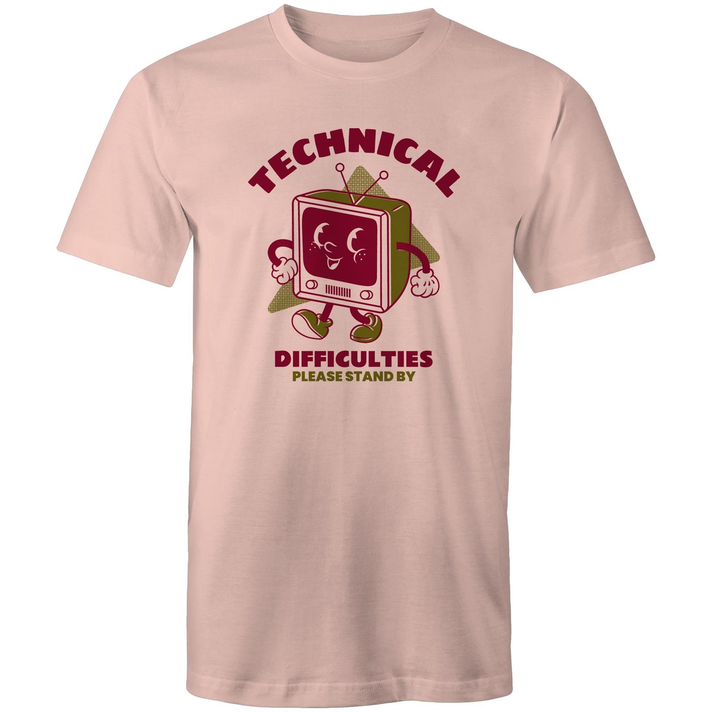 Retro TV, Technical Difficulties - Mens T-Shirt