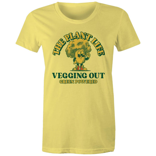 The Plant Life - Womens T-shirt Yellow Womens T-shirt Food Vegetarian
