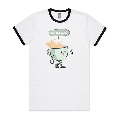 Coffee Time - Staple Ringer Tee