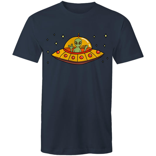 Alien Pizza - Mens T-Shirt