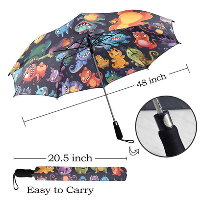 Monster Mania - Semi-Automatic Foldable Umbrella