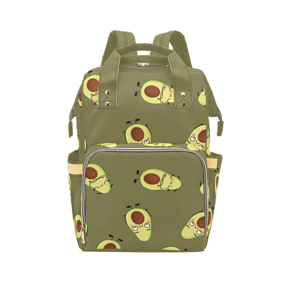 Avocado Characters - Multifunction Backpack Multifunction Backpack Food Printed Offshore