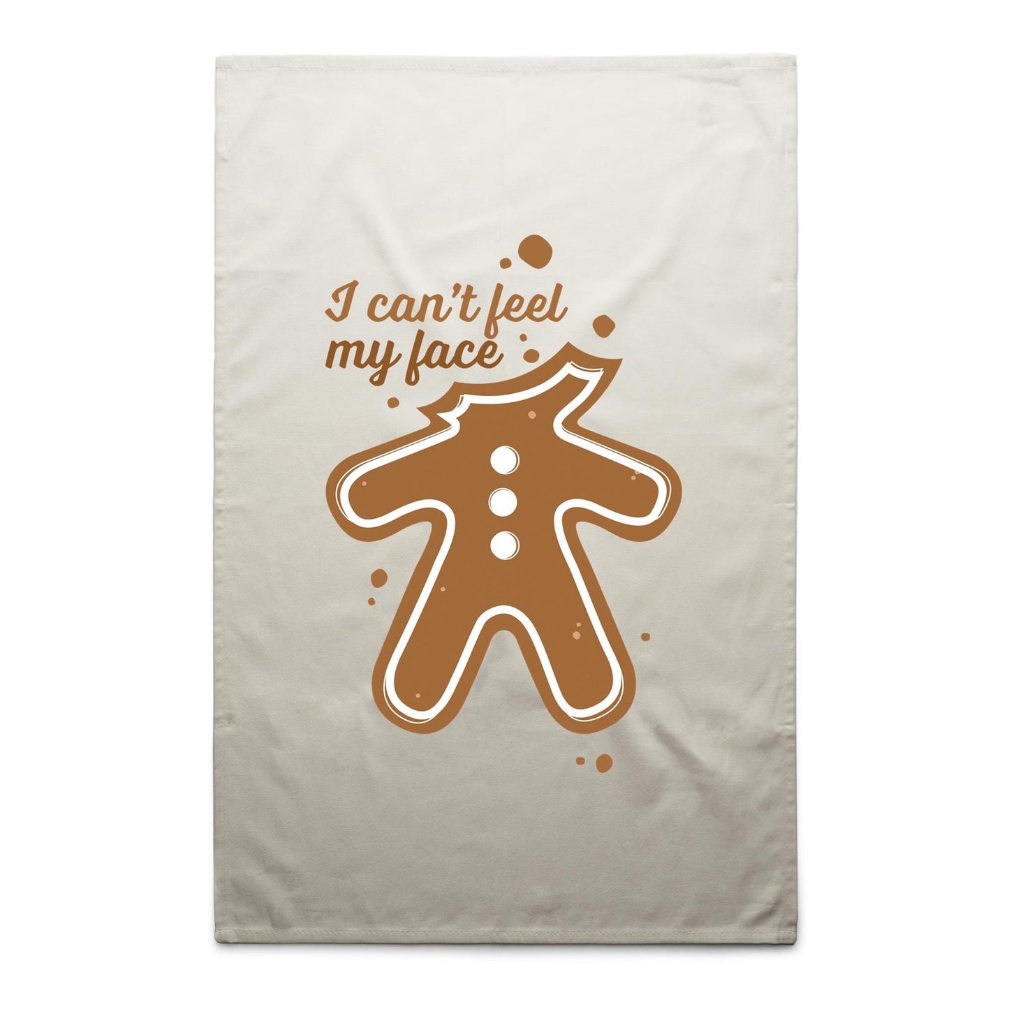 Gingerbread, I Can't Feel My Face - AS Colour Tea Towel