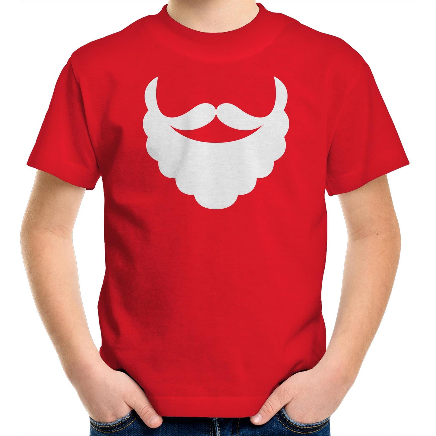 Santa Beard - Kids Youth T-Shirt