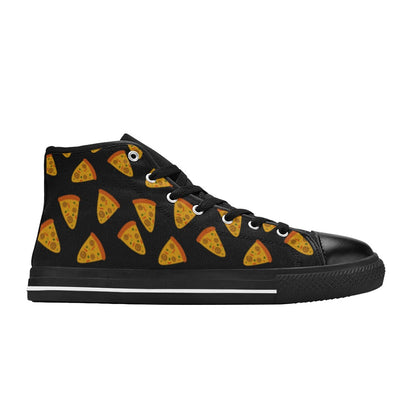 Pizzas - Women's High Top Canvas Shoes