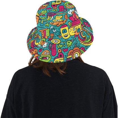 Crazy Characters - Womens Bucket Hat