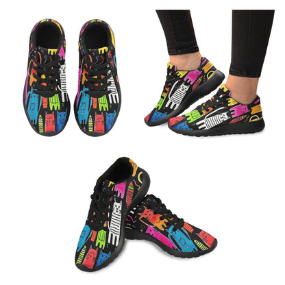 Colourful Cats - Kids Sneakers