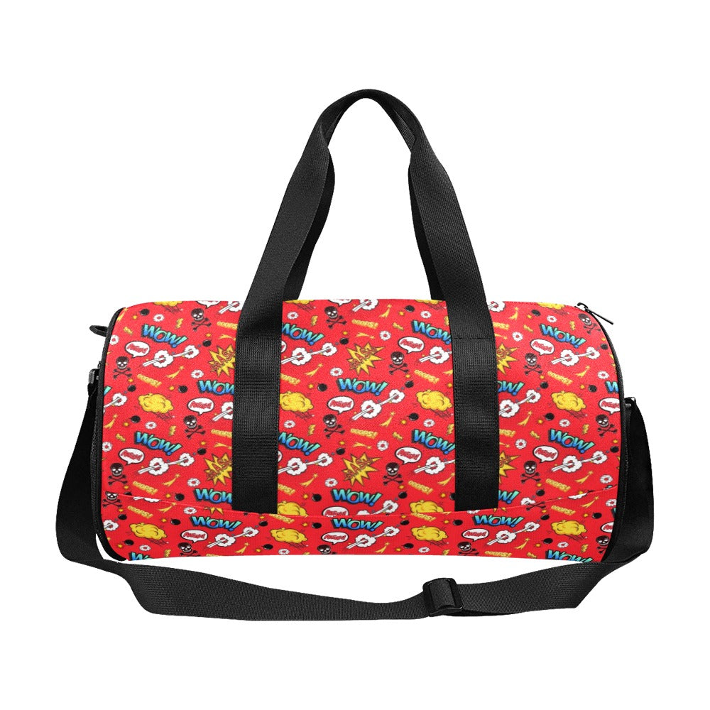 Comic Book Red - Duffle Bag