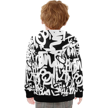 Graffiti - Junior Boys Zip Up Hoodie