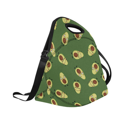 Avocado Characters - Neoprene Lunch Bag/Large Neoprene Lunch Bag/Large