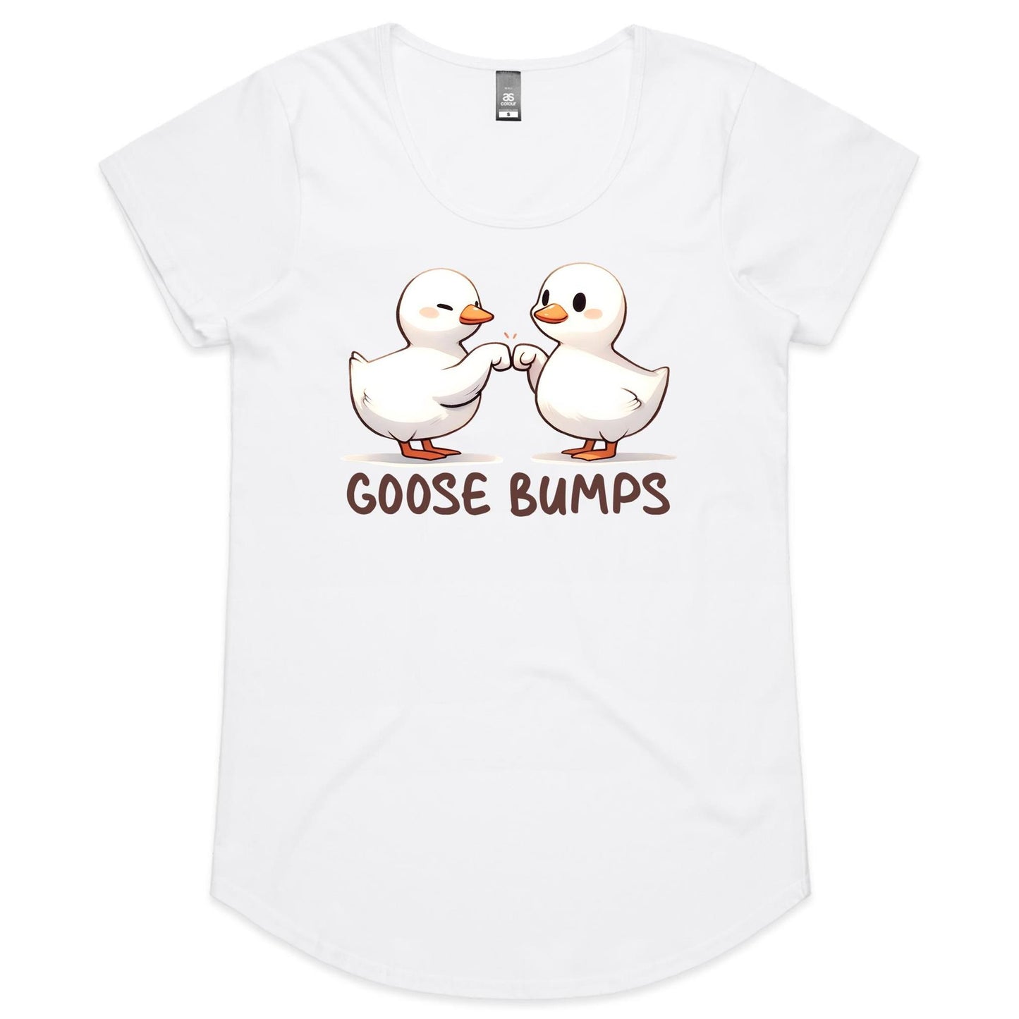 Goose Bumps - Womens Scoop Neck T-Shirt