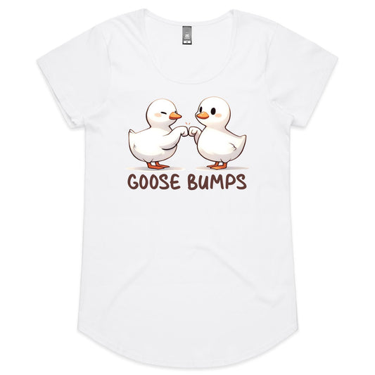 Goose Bumps - Womens Scoop Neck T-Shirt