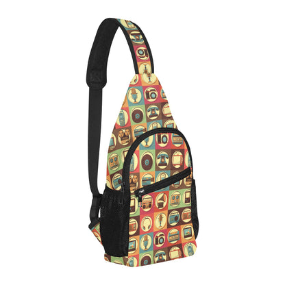 Retro Life - Chest Bag With Full Print