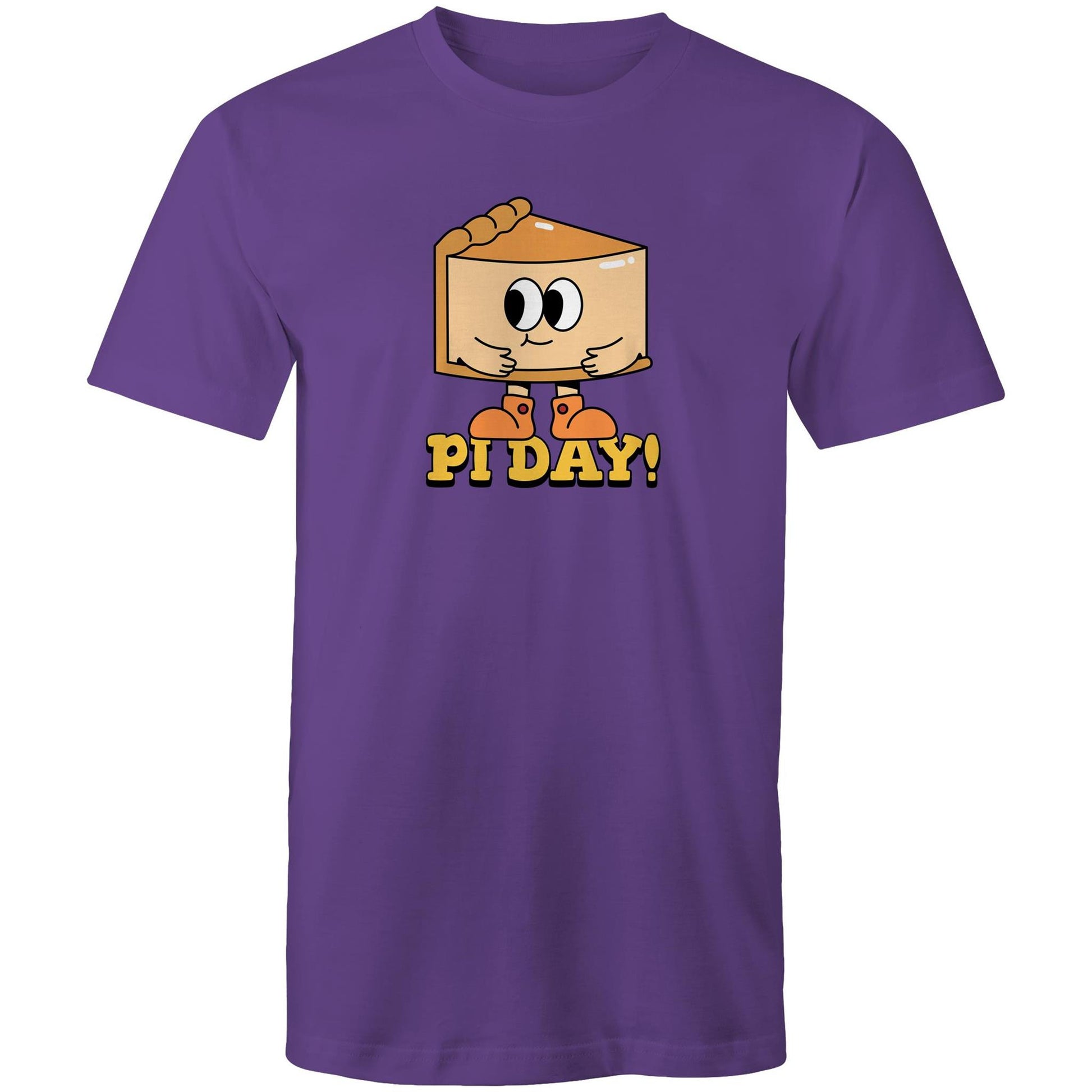 Pi Day - Mens T-Shirt Purple Mens T-shirt Printed In Australia Science