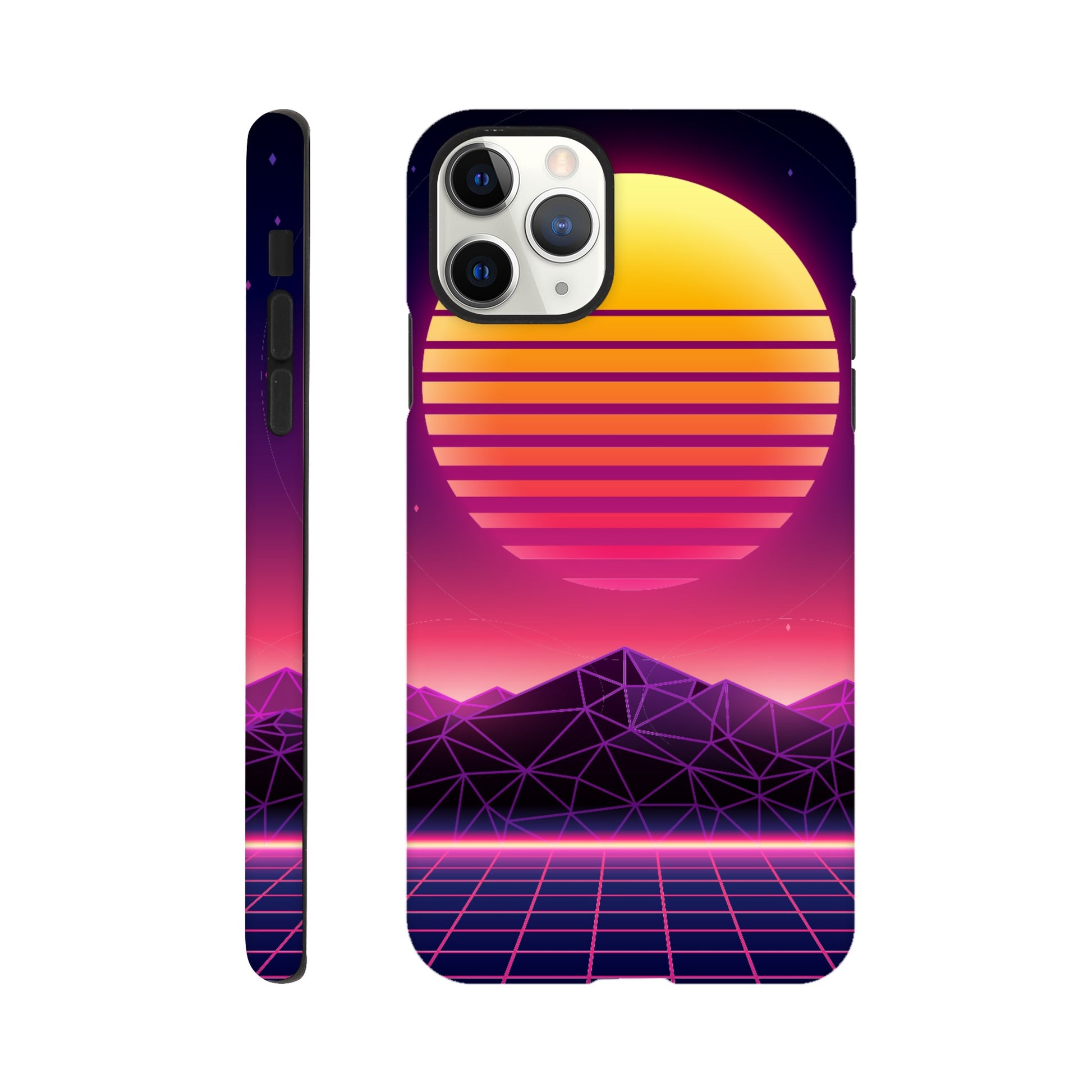 80's Sunrise - Phone Tough Case iPhone 11 Pro Max Phone Case Games Globally Fulfilled Retro Sci Fi