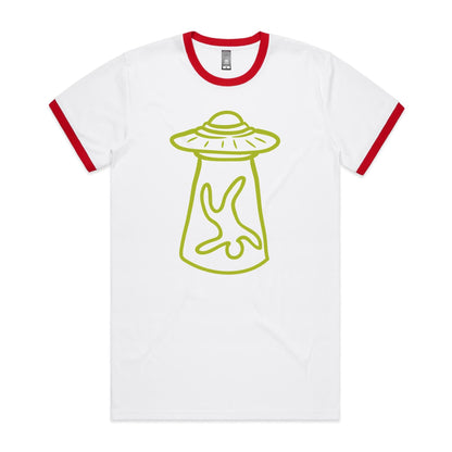 Alien Abduction - AS Colour Staple Ringer Tee